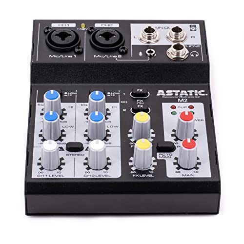 Astatic with USB Interface M2 2-Channel Mixer