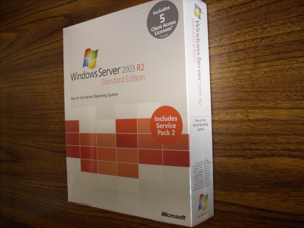 Microsoft Windows Server 2003 Standard R2 (5-client CAL)