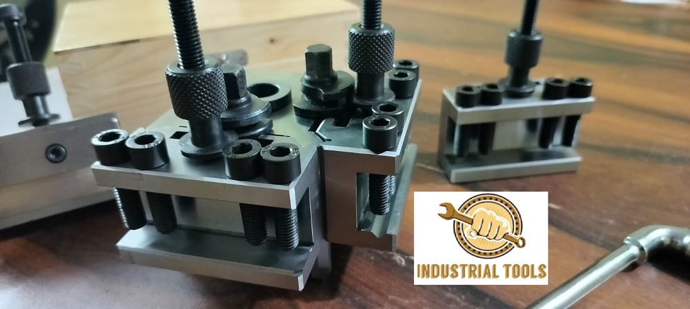 T1 T63 QUICKCHANGE TOOLPOST SET STANDARD PARTING VEE HOLDERS BANTAM CHIPMASTER