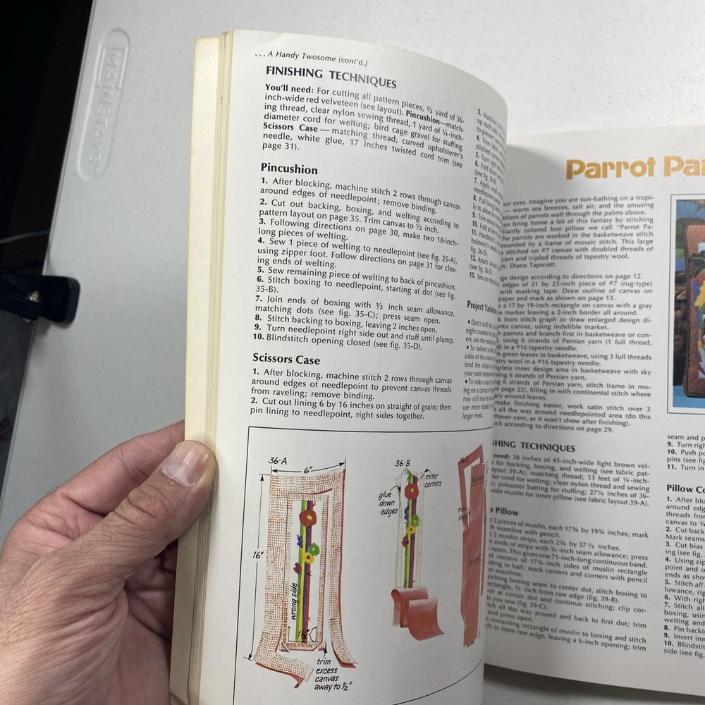 Needlepoint Techniques and Projects A Sunset Book 1st Printing 1977