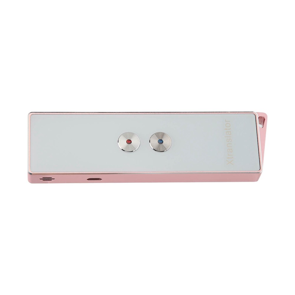 Multi Language Portable Smart Voice Translator Aluminum Alloy Shell Wireless