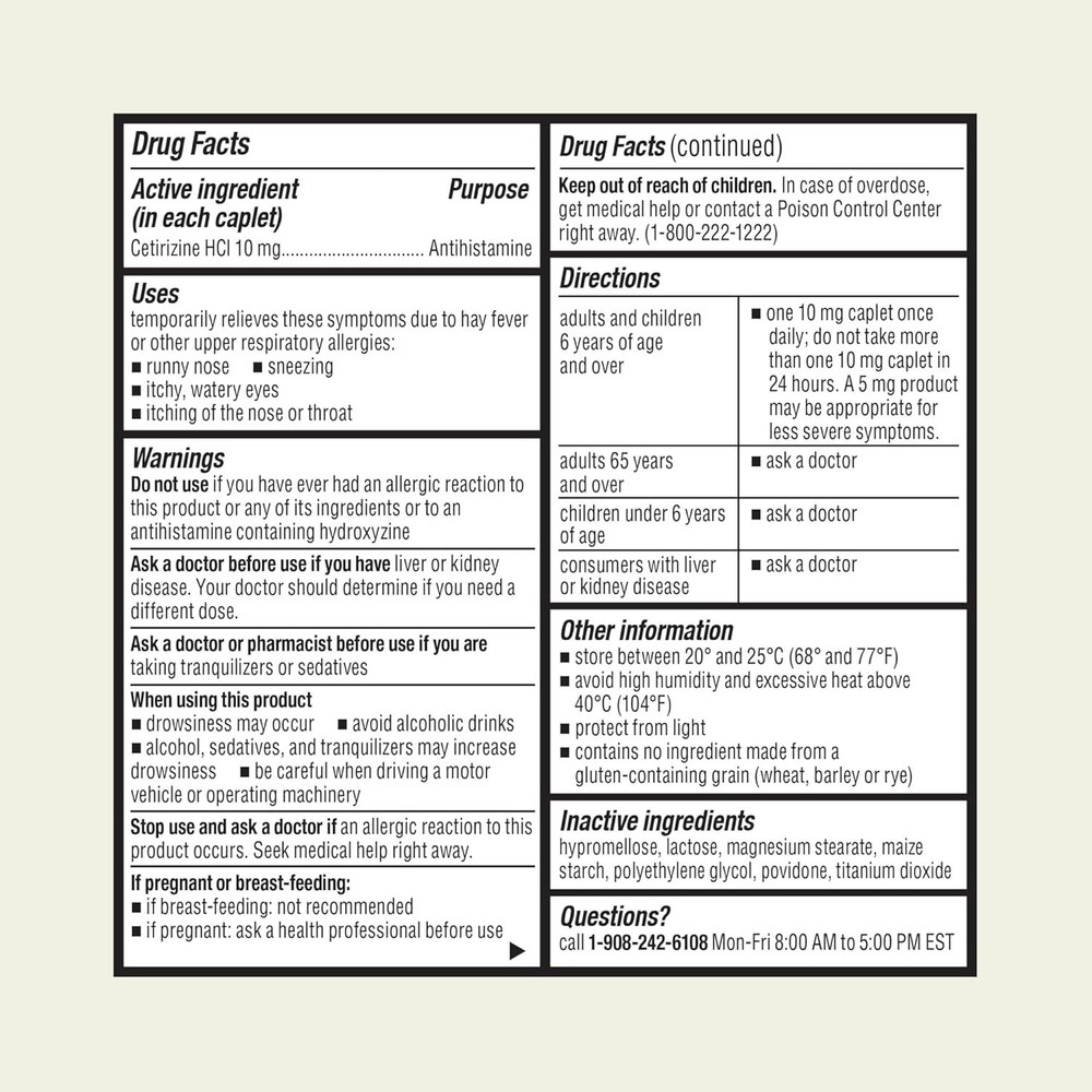 24-Hour Allergy Relief Caplets