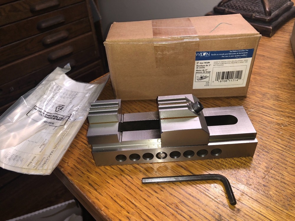 2" TOOL MAKERS SCREWLESS VISE 19706 11714