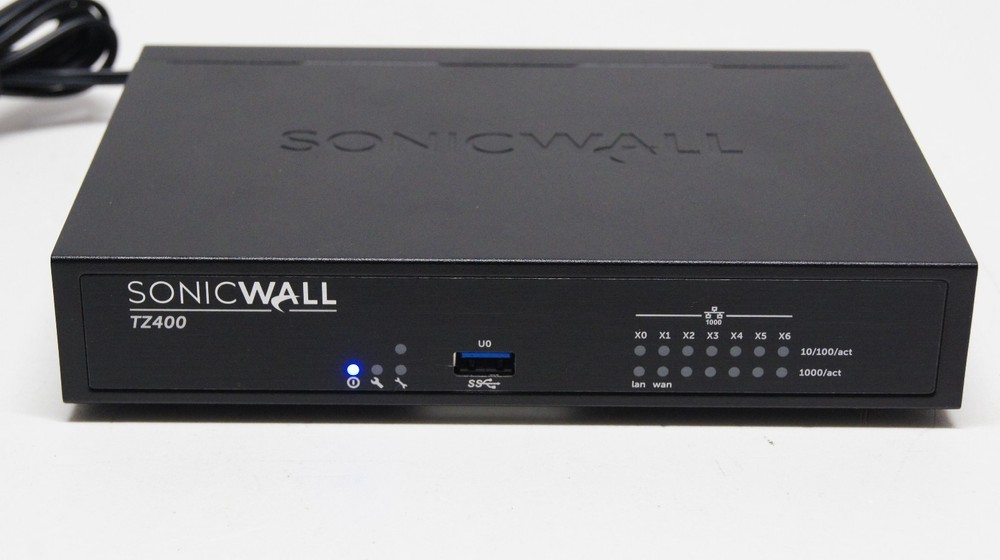 SonicWALL TZ400 Network Security Firewall APL28-0B4 w/ Power Adapter