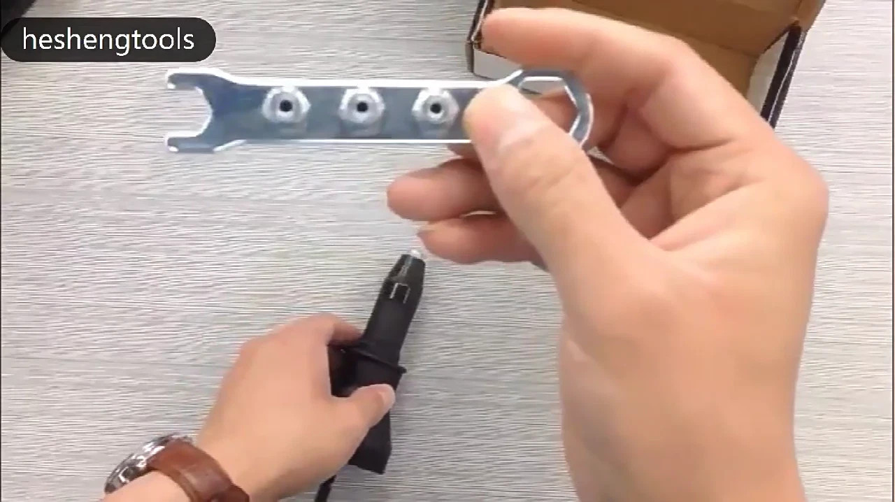 Electric Rivet Nut Gun Adaptor Insert Cordless Riveting Tool Power Drill Kit US