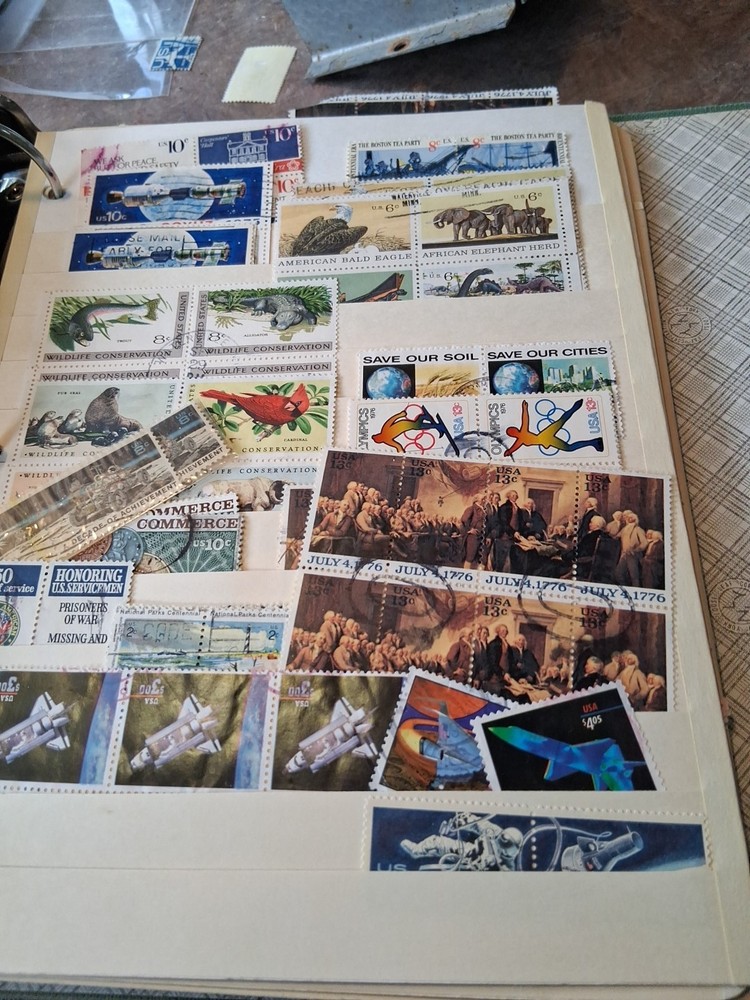 5000 + Stamps Post Marked 1 To 13 Cent