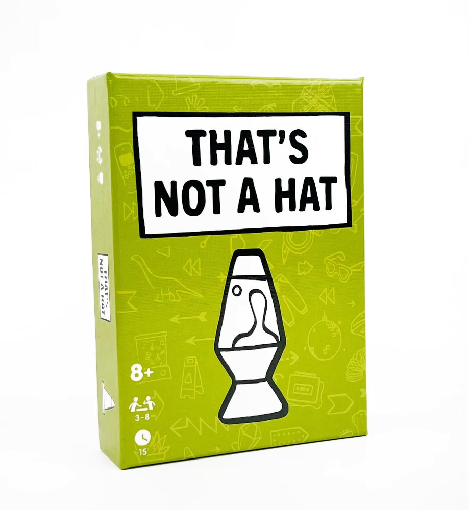 3x That's Not a Hat - Fun Bluffing & Memory Party Game for All Ages Components
