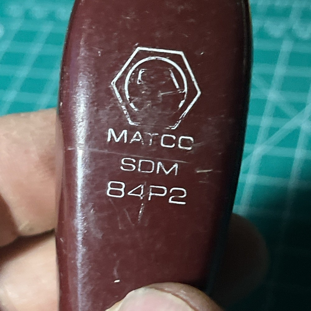 Matco Tools SDM 84P2 #2 Philips Screwdriver Hardened Tip Maroon Handle 8" Long