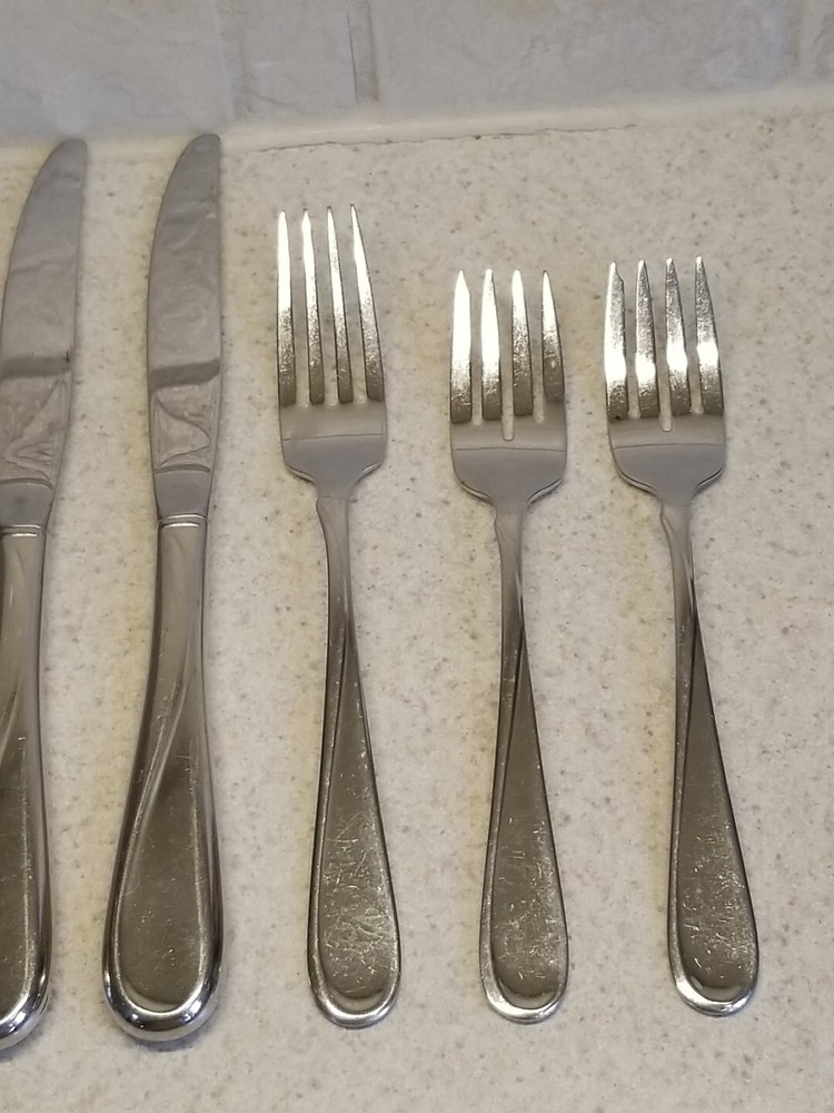 ONEIDA USA STAINLESS FLATWARE FLIGHT RELIANCE 7 PC MISCELLANEOUS BATCH