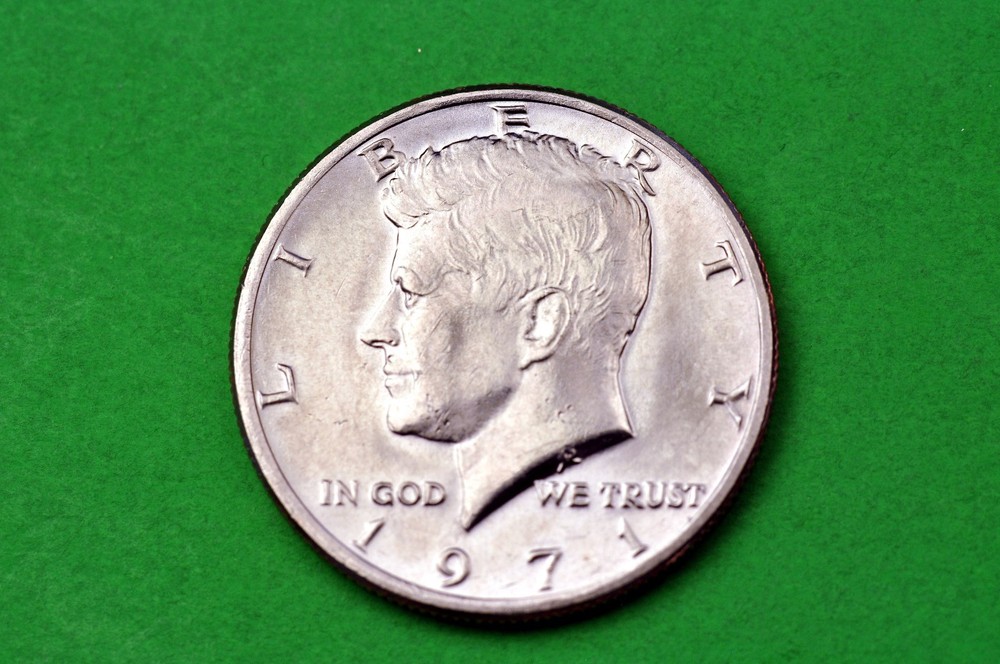 1971-P Choice BU Mint State Kennedy US Half Dollar Coin