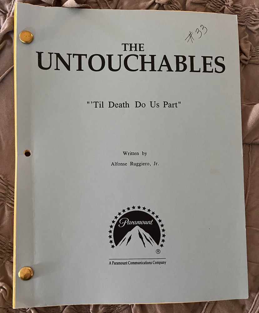 Lot of 5 Original "The Untouchables" TV Show Prod Draft Scripts | Paramount 
