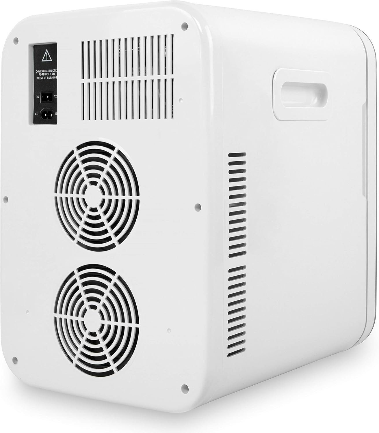 Cooluli 20 Liter Mini Fridge with Temperature ControlWhite Thermoelectric Cooler