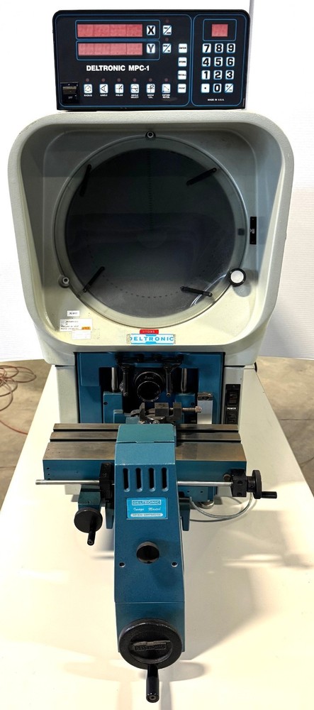 14" Deltronic Optical Comparator DH14-MPC, Surface Illumination, DRO