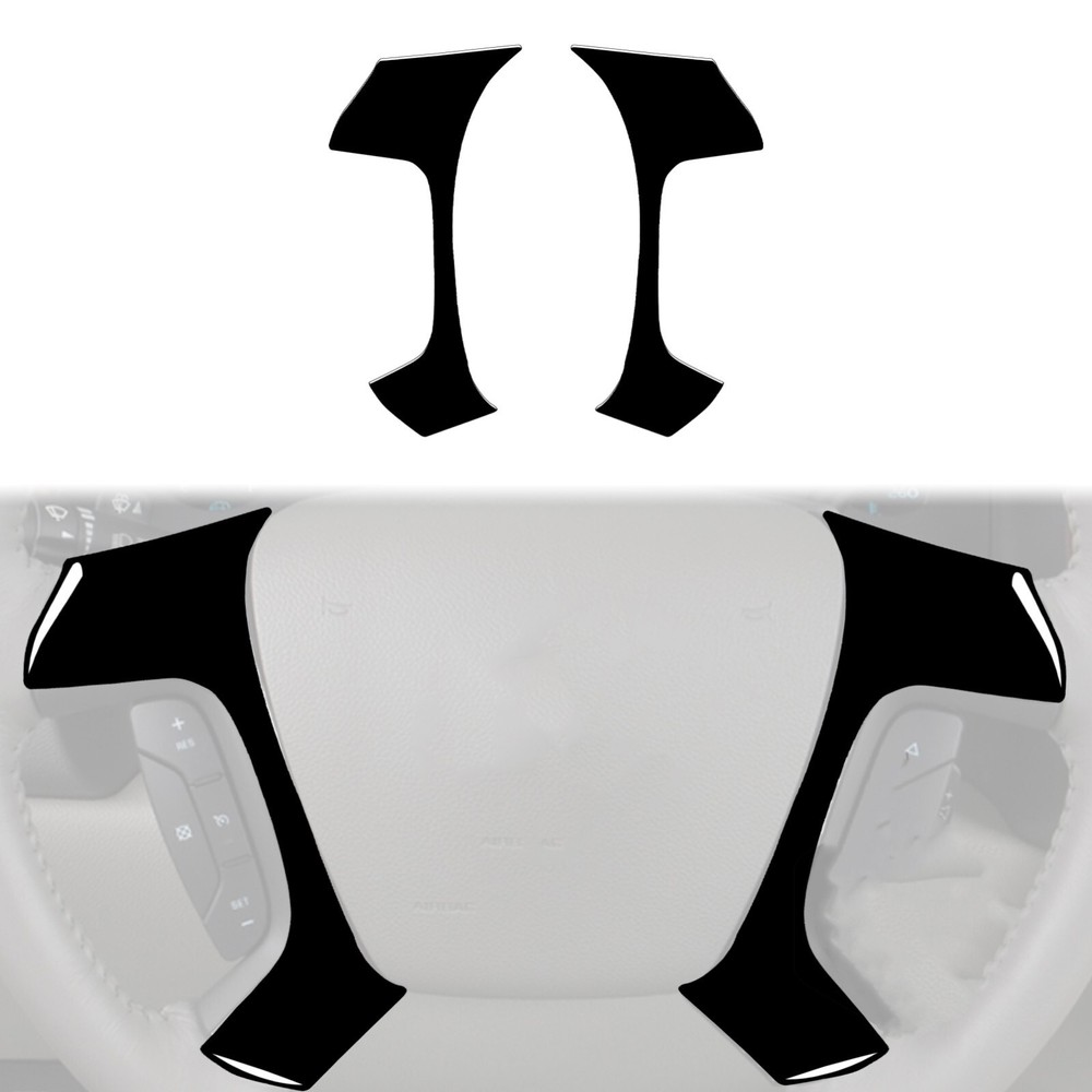 32Pcs Gloss Piano Black Interior Dash Trim Kits For Silverado/Tahoe/Sierra 07-13