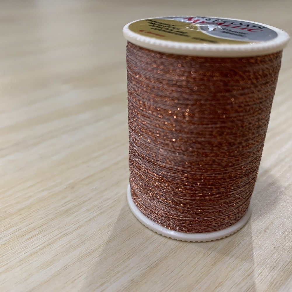 10 Spools K& R Coats Metallic Embroidery Thread