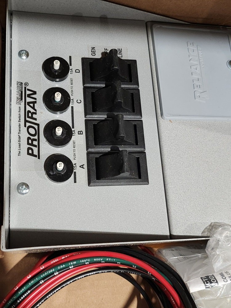 Reliance Controls 30-Amp (120V 4-Circuit) Indoor Transfer Switch 30114A