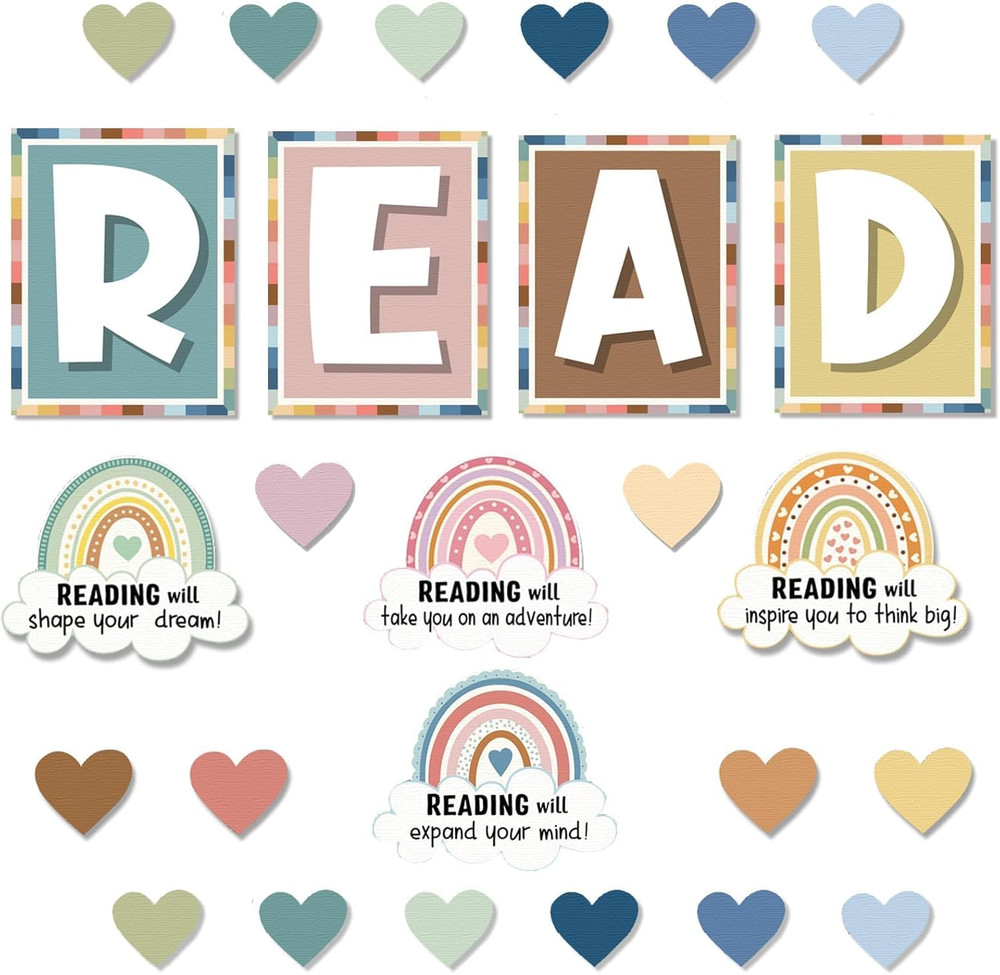 Reading Corner Decor - Bohemian Classroom Decor Kindergarten, Elementary and ...