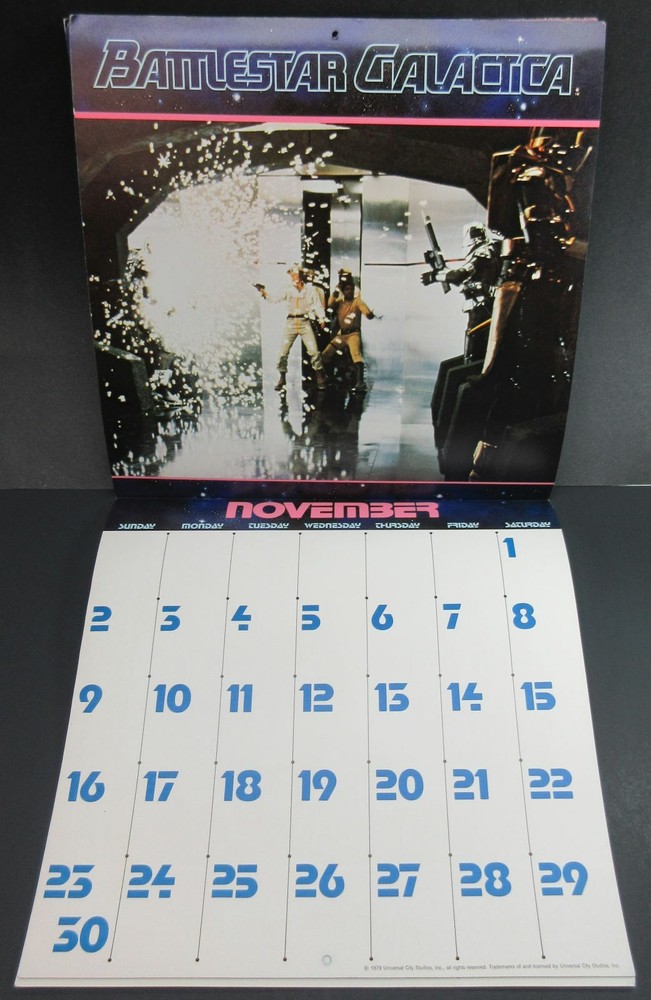 1980 Battlestar Galactica Calendar