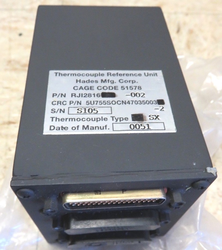 Thermocouple reference unit Type SX-RJI2816