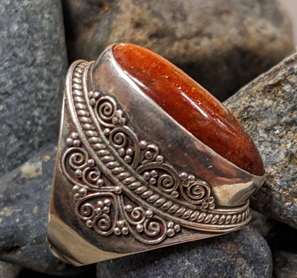 Mesmerizing Sunstone Joy Ring