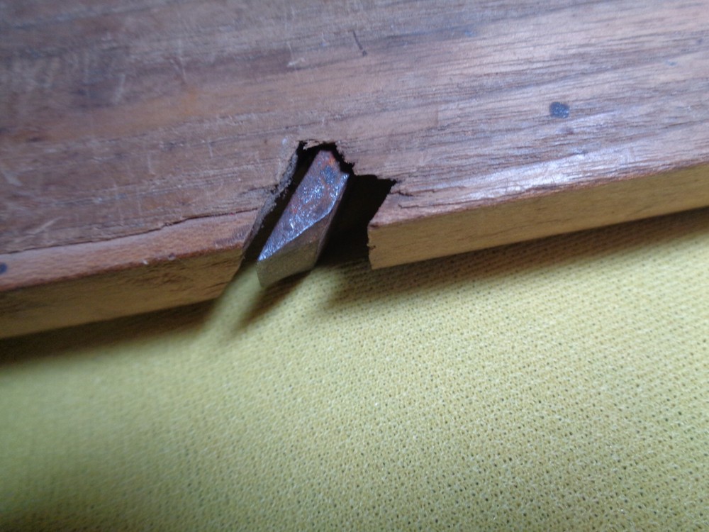 Antique Primitive Wooden Block Planar