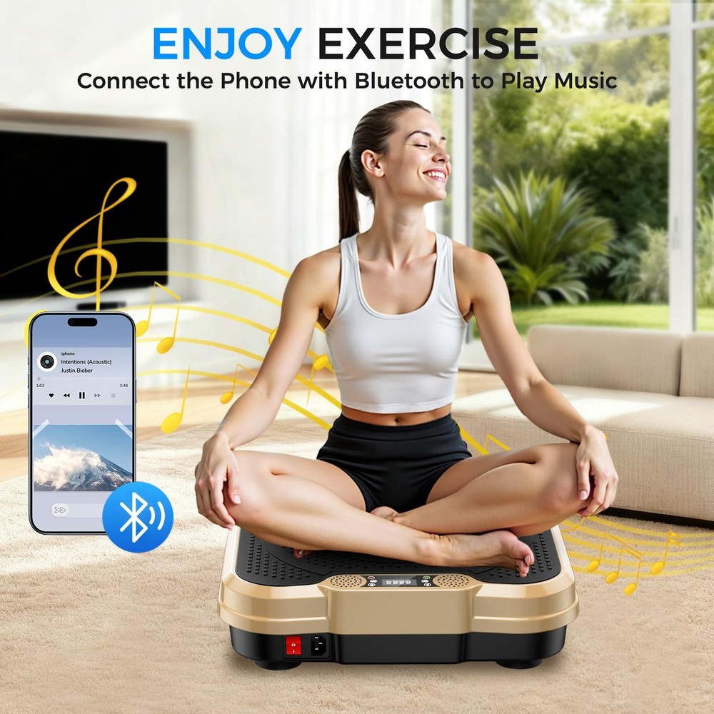 Vibration Plate Exercise Machine,Vibration Plate for Lymphatic Drainage Power...