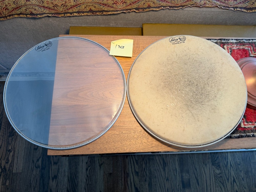 Ludwig 14" Batter + Resonant Heads : 1963