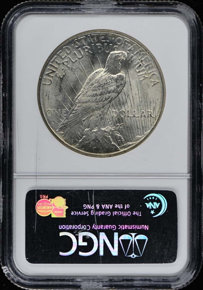 1934-D Peace Dollar S$1 NGC MS63