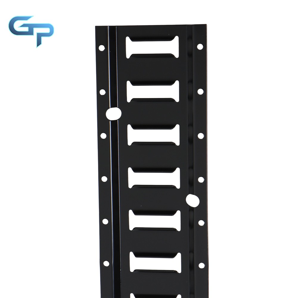 8 Pack 6' E Track Tie Down Rail Kit Powder Coat Black Horizontal For Van Trailer