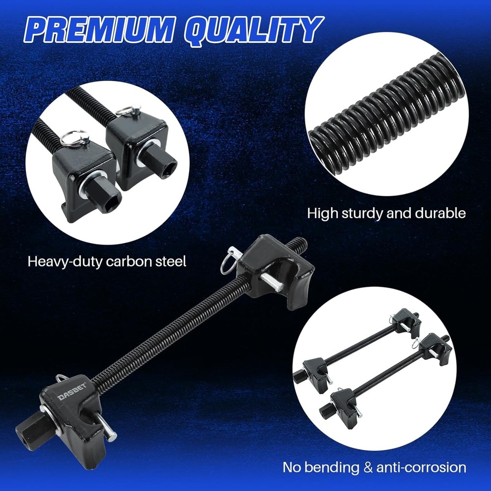 Coil Spring Compressor with Detent Pins Spring Compressor with 10.5in Range f...