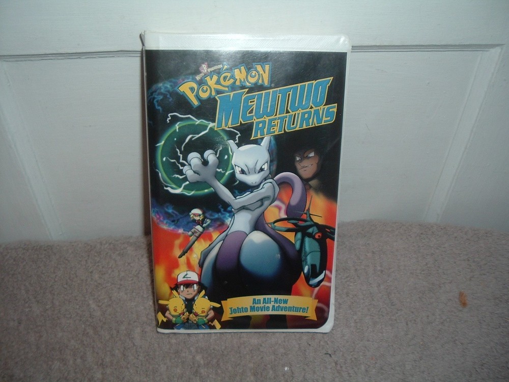 Pokemon: Mewtwo Returns (VHS, 2001, Clamshell Packaging) MOVIE