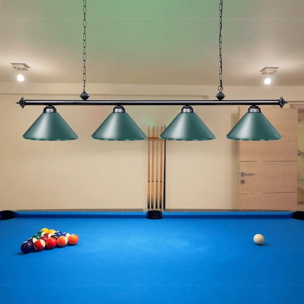 Pool Table Light Hanging over Pool Table, 4 Lights 70'' Billiard Lights for 7' 8