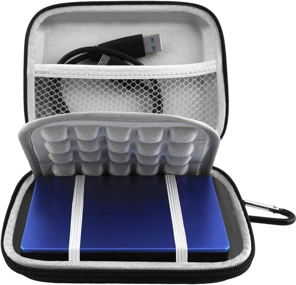 Lacdo Hard Drive Carrying Case for Seagate Portable/Seagate One Black