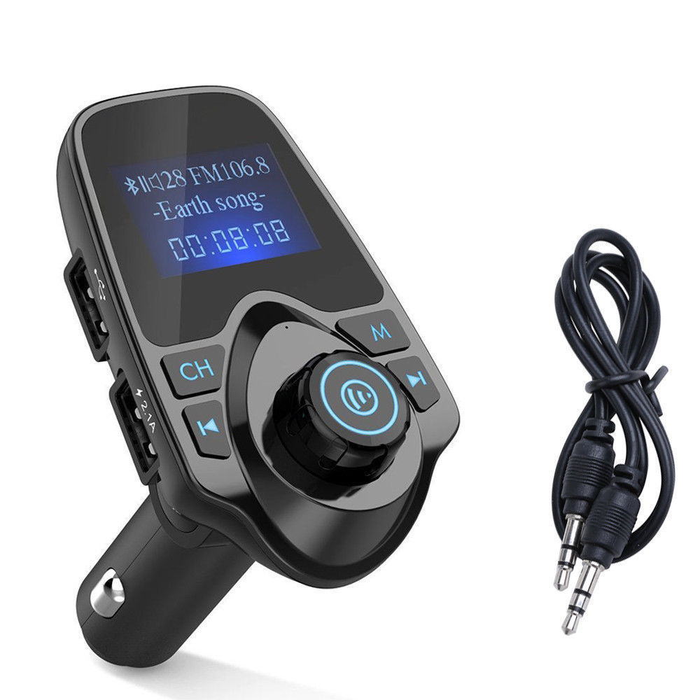 T11 Bluetooth FM Transmitter USB Car Charger Kit iPod Audio Player iPhone HTC
