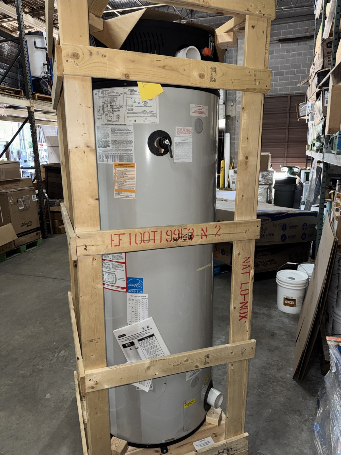 Bradford White 100 Gallon Gas Water Heater 199,999 BTU