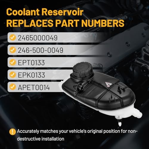 Engine Coolant Expansion Reservoir Overflow Tank EPK0133 Compatible with