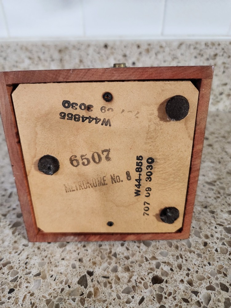 Vintage Seth Thomas Metronome Wood