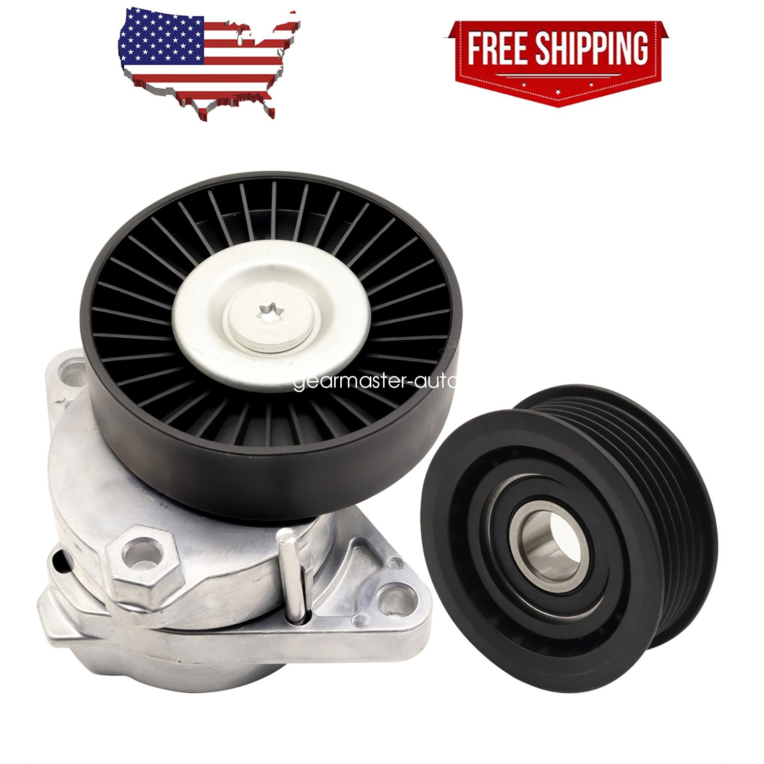 Belt Tensioner & Idler Pulley Fits Mercedes Benz S350 E320 C280 1122000970