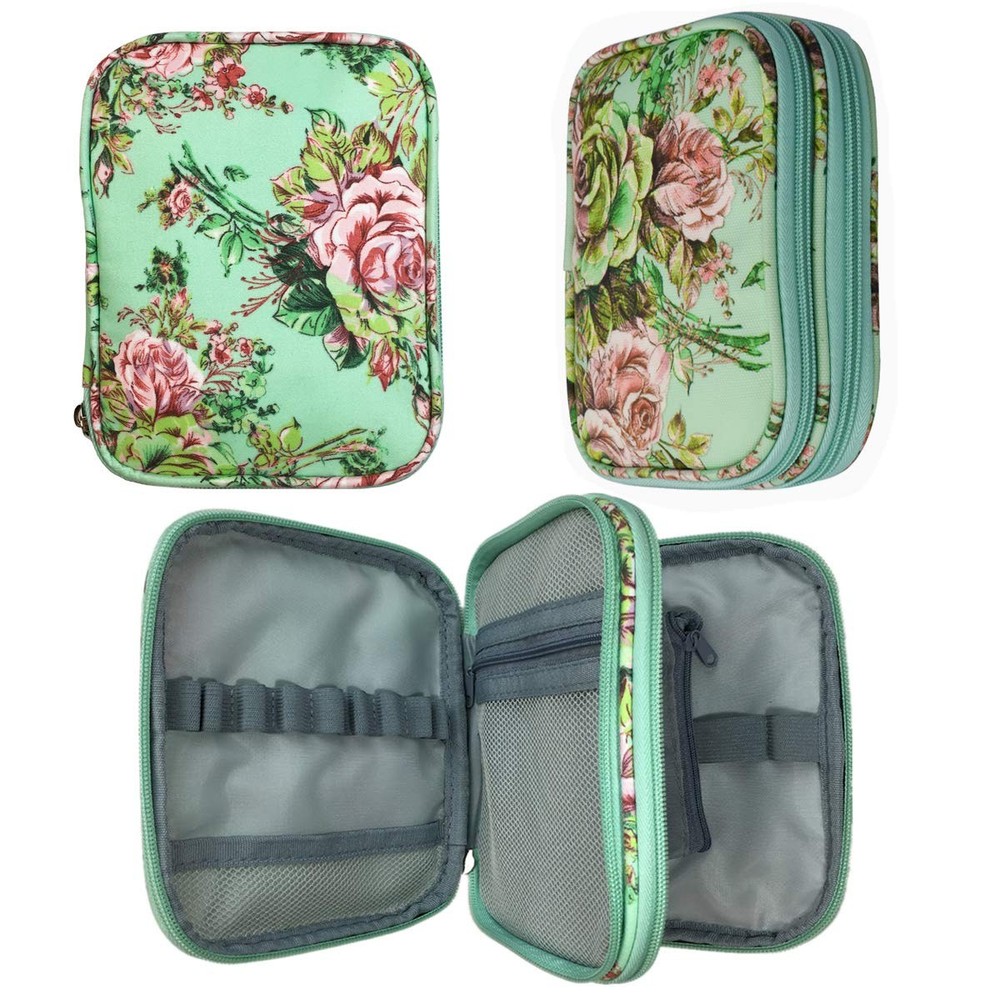 New Crochet Hook Case Without Hooks and Accessories, Zipper Storage Organizer...