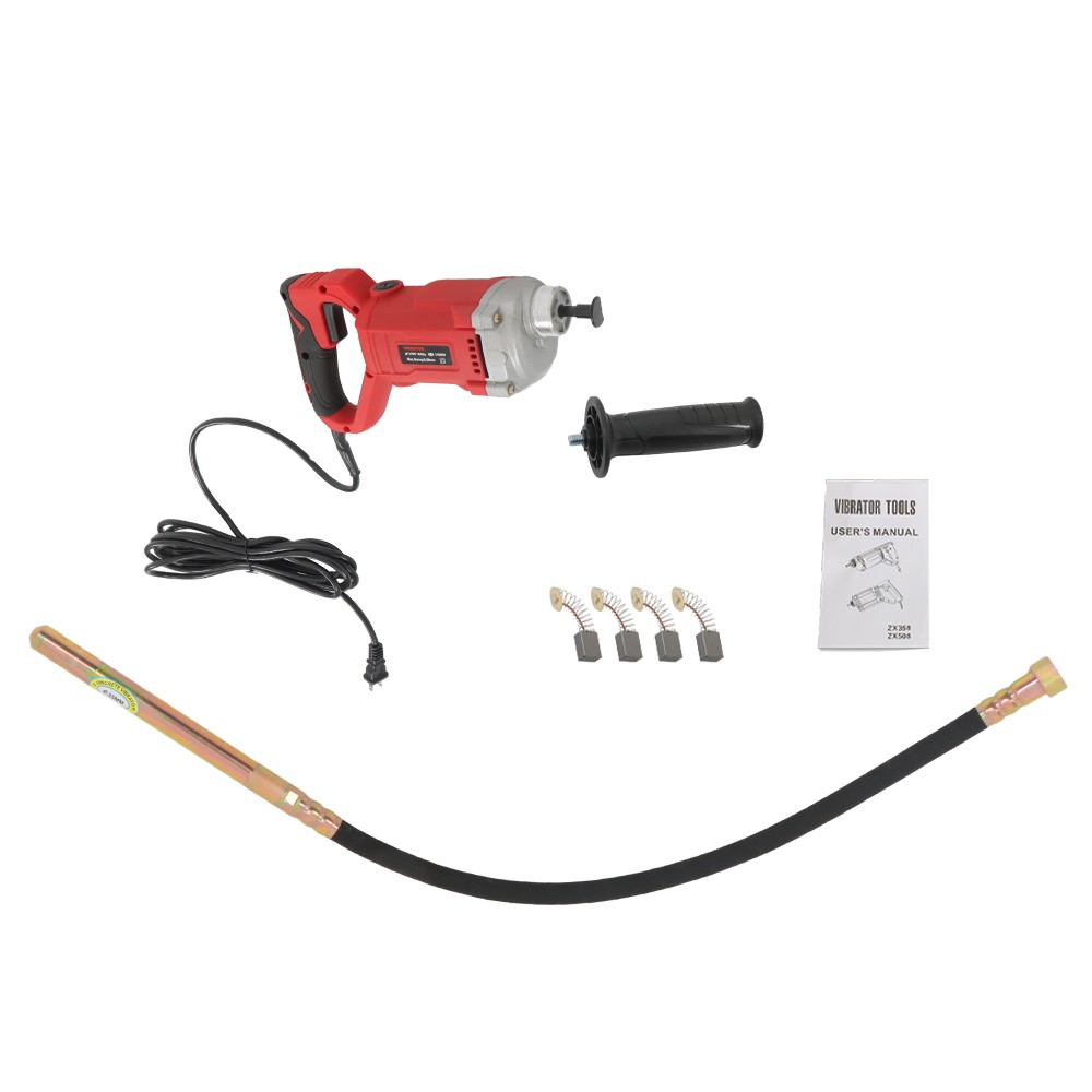 Handheld Concrete Vibrating Tool Electric Concrete Vibrator With 6.6 FT Shaft