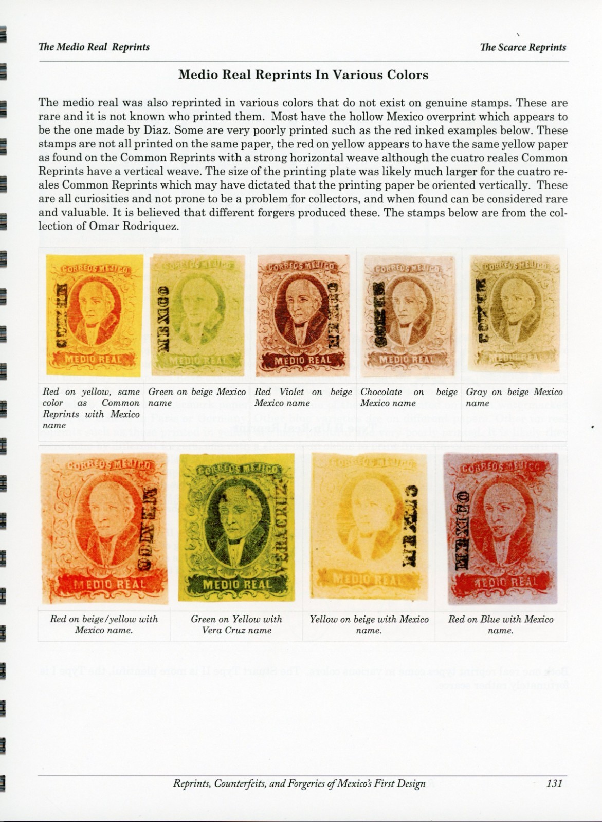 REPRINTS COUNTERFEITS and FORGERIES OF MEXICO'S FIRST DESIGN - 1856, 1861, 1867