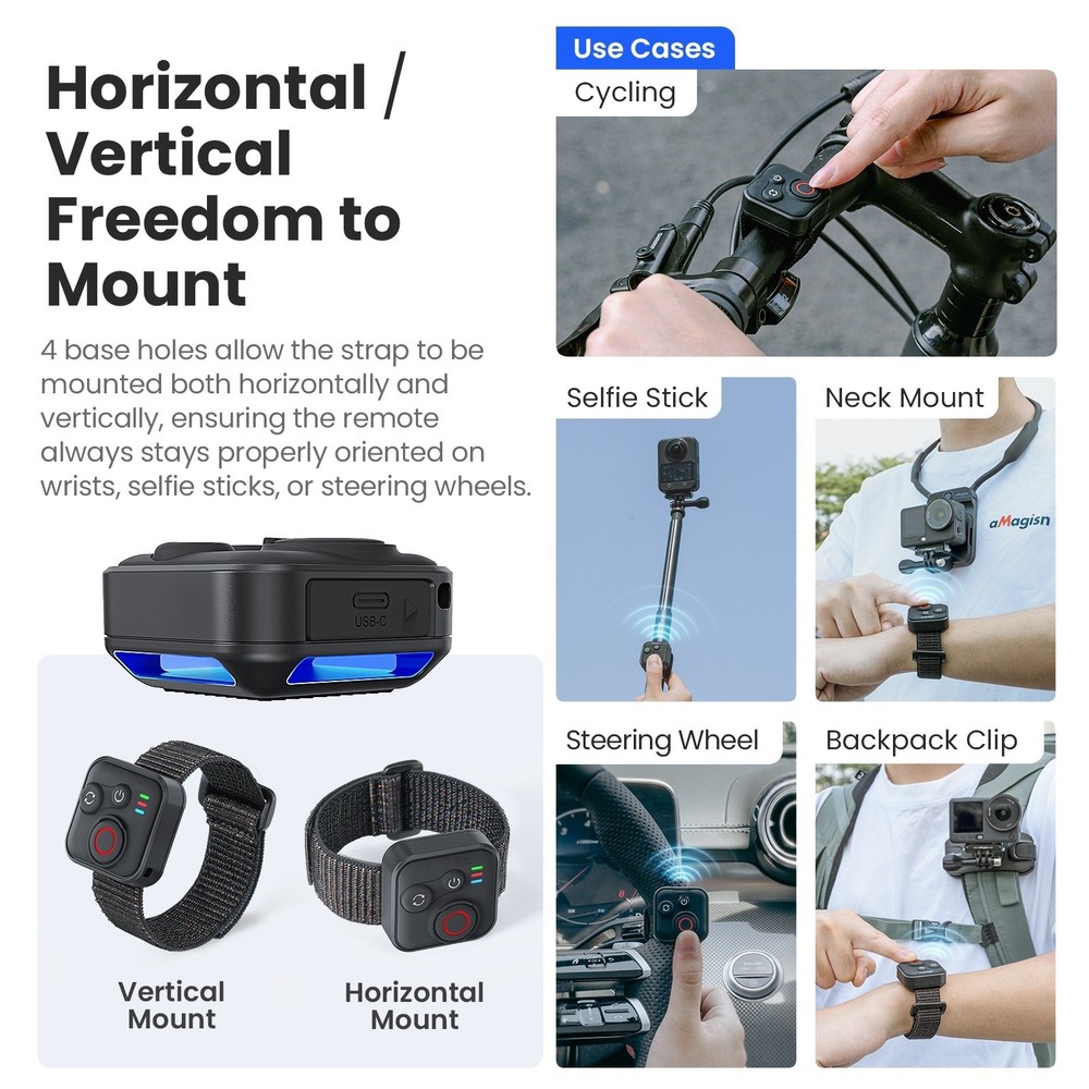 New Remote Controller for DJI Osmo 360 /for Action 6/5 Pro/4 Action Camera