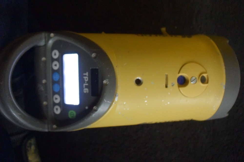 Topcon Model TP-L6AV Red Beam Straight Pipe Laser