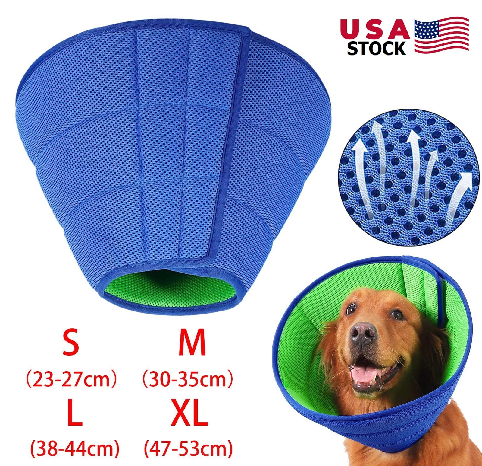 Pet Protective Collar Dog Cat Neck Cone Recovery Cone Collar for Anti-Bite Lick