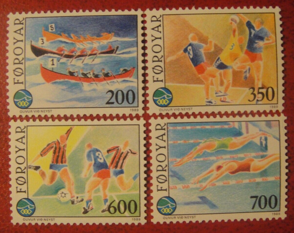Faroe Islands 1989. Island Games. MUH.