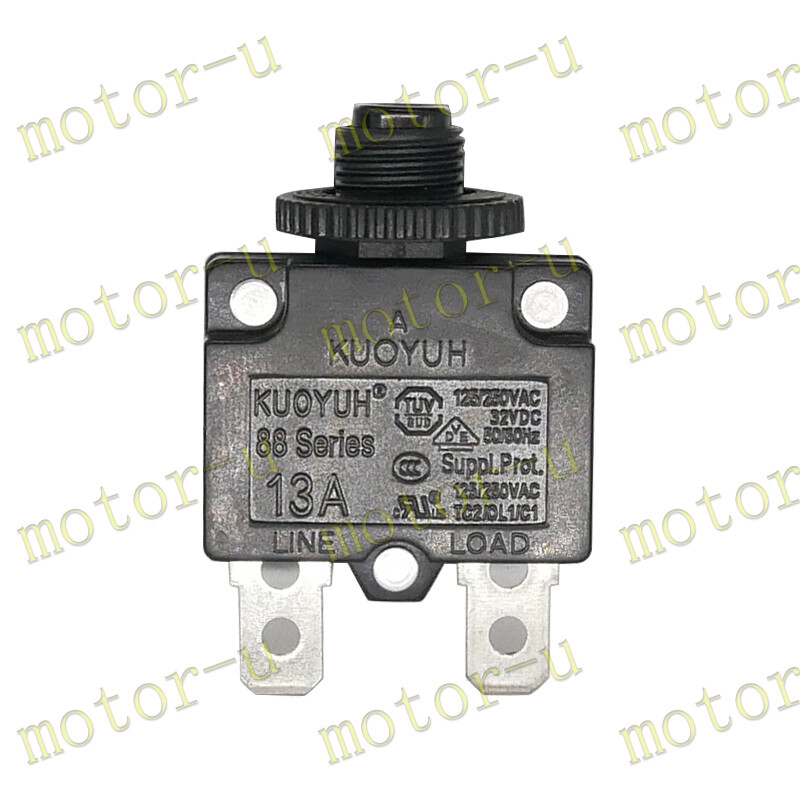 KUOYUH 88 Series 13A 125/250V Overcurrent Protector US HX Protection Switch