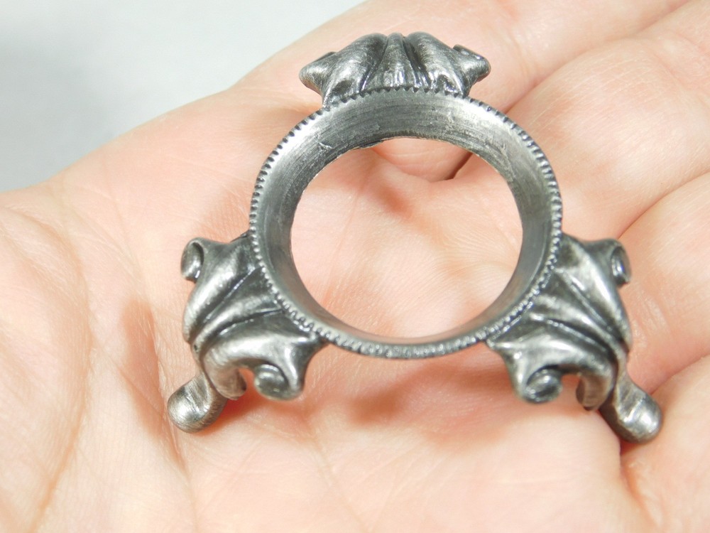 Sphere Display Stand Small Size Princess Design Pewter Color