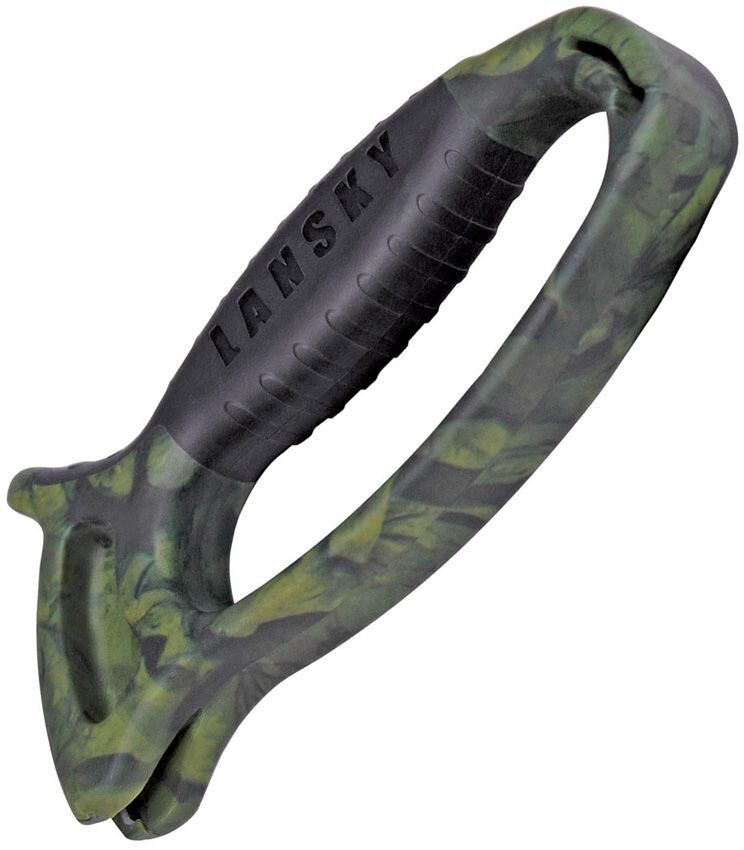 Lansky Deluxe Quick Edge Camo Tungsten-Carbide Heads Safe Comfortable Non-Slip