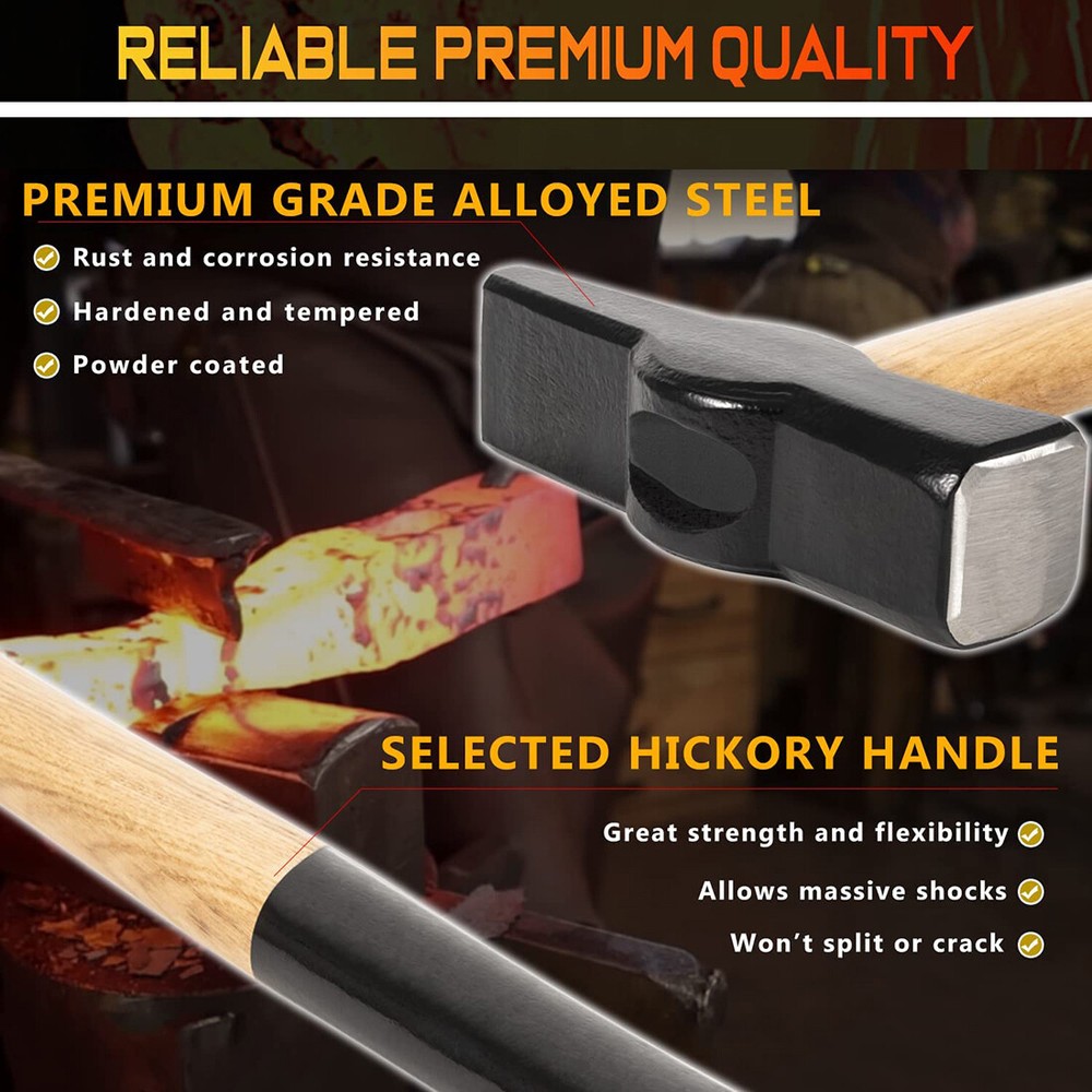 Blacksmiths Beginner Hammer 0000811-1500 Knife Making Metalworking Forge Tool