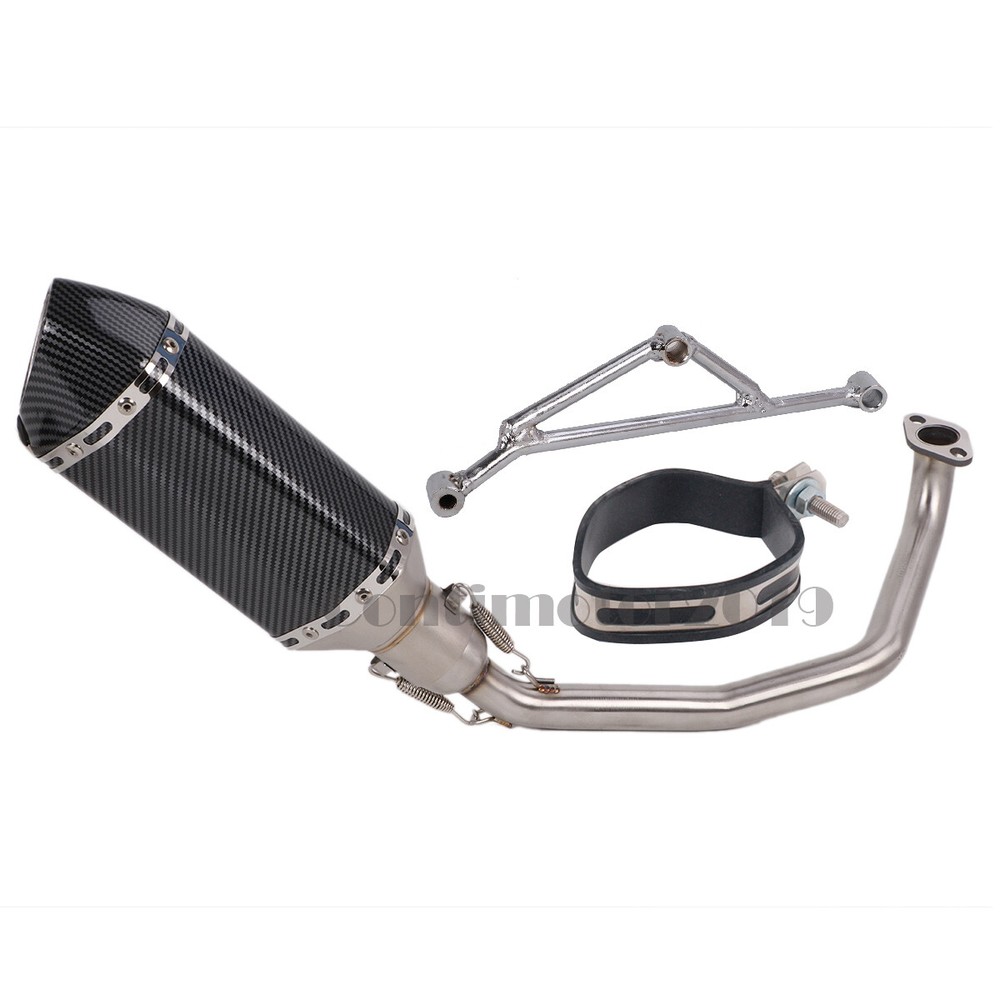 Exhaust Header Link Pipe For GY6 125cc 150cc Engines wDB Killer High Performance